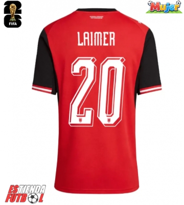 Austria Konrad Laimer #20 Primera Equipación Mujer Mundial 2026 Manga Corta